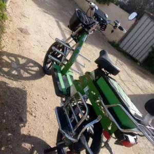 دراجه كهربائيه للبيع بطاريه 60على20 كفالة 40كيلو السعر نار الله يبارك لصاحب النصيب