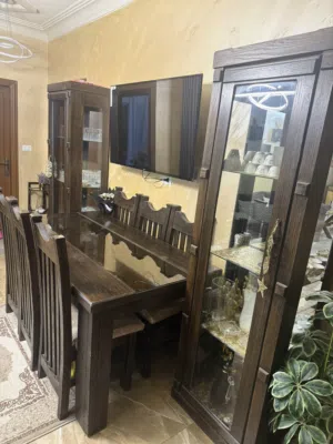 طوله سفرة 6 كراسي بحاله ممتاز