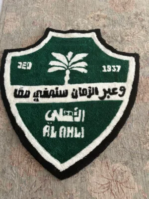 سجادة الاهلي مصنوعة يدويا