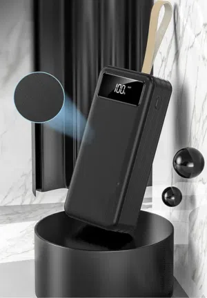 باور بانكLED LIGHT الأصلي بسعة 50,000 مللي أمبير في الساعة