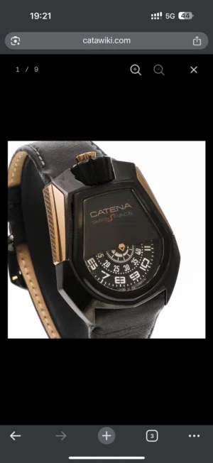 Catena Swiss Space automatic, limited edition watch