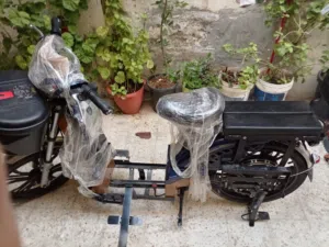 دراجه كهرباء شبه جديدة