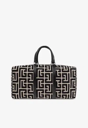 Balmain Voyage Monogram Duffle Bag 50cm