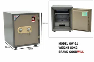 خزن معدنية ضد الحريق   وزن 45 كجم
