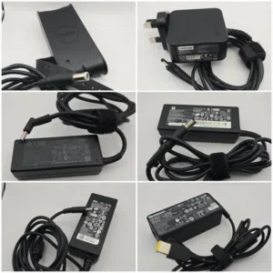 شواحن لابتوب اصلي الشركة مستعمله نظيفة dell hp lenovo