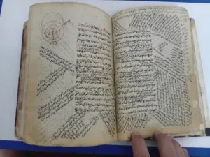 قطعة مخطوط قديم نادرة تعكس أصالة العلم والتراث عبر الزمن