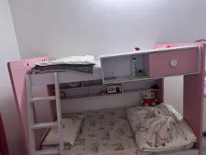 سرير  اطفال طابقين مع 2 دوشك