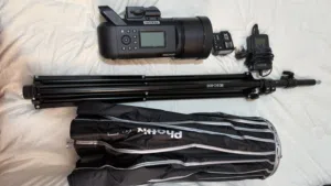 اضاءة تصوير فوتو godex600pro تعمل بالبطارية