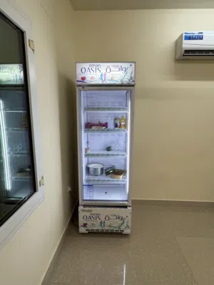 New glass refrigerator for urgent sale