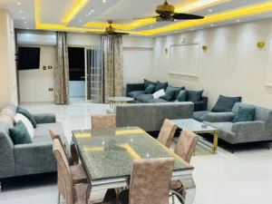 شقه مفروشه باليوم بروكسي مصر الجديده