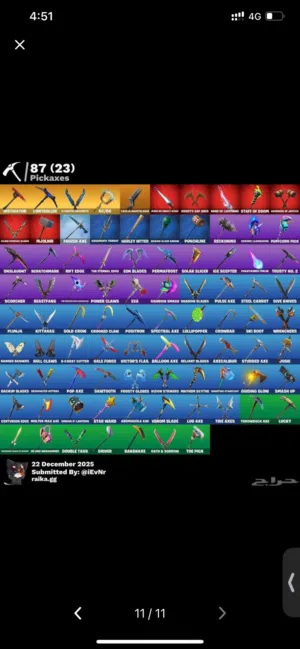 حساب فورت نايت مع الايبيك حقه او حتى مع ايدي السوني الإيميل حق الأبك وحساب السوني لو حاب تاخذهم .