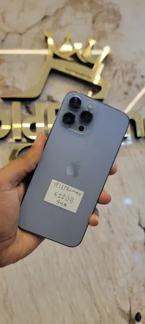 IP13promax نظافة 10/10 ذاكرة 512GB بطارية %94  ا