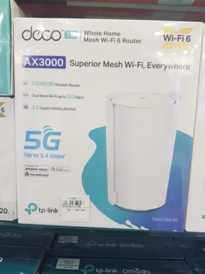 TP-Link 5G AX3000 Whole Home Mesh WI-FI 6 Router, Build-IN 5G Modem DECO X50-5G