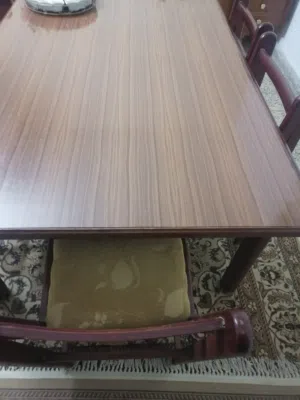 ميز 6 كراسي صاج ثقيل للبيع