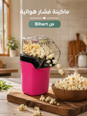 جهاز صنع الفشار الصحي بالهواء الساخن من ماركة bihart