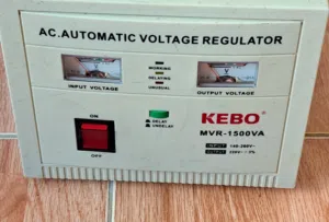 KEBO MVR-1500VA automatic voltage regulator منظم كهرباء لثبيت تيار الكهرباء