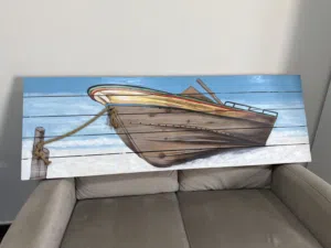 لوحة خشبية طول 150 عرض 50