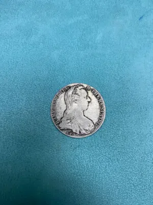 للبيع عملة ريال نمساوي (فضه) لسنة 1780 م للملكه ماريا تريزا