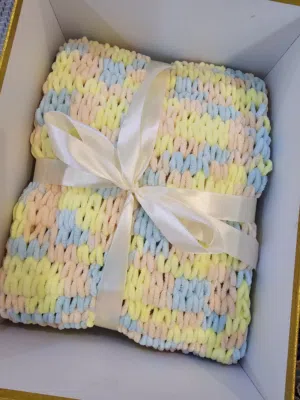 Handmade baby blanket