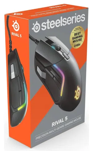 لقطة للقيمرز: ماوس SteelSeries Rival 5 - أخو الجديد - نظافة خيالية