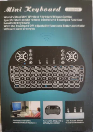 MINI WIRELESS KEYBOARD AND MOUSE RII I8