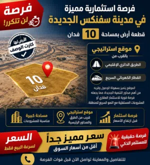 فدان في قلب سفنكس الجديدة بسعر لن يتكرر... فرصة المستثمرين الكبار!
