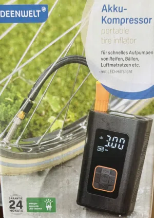 Limited Offer – Portable Air Compressor!  Tired of low tire pressure? This cordless tire inflator