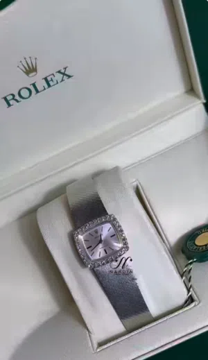 ساعه فنتج رولكس اصليه ب اطار الماس