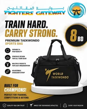 High-quality Taekwondo sports bag perfect for athletes and martial arts training.