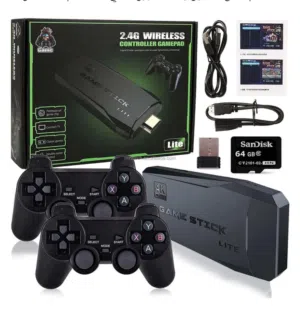وحدة تحكم ألعاب لاسلكية 2.4G + جهاز Game Stick Lite بتقنية 4K الجيل الجديد من تجربة الألعاب الم