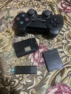 يد بلاستيشن 2 واير لس  وفلاش 64 وممومري