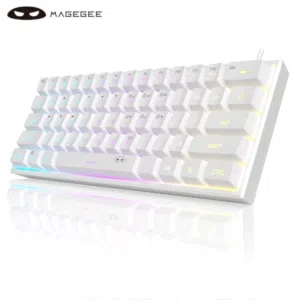 كيبورد أبيض ps5 /pc