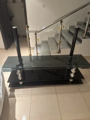 طاولة تلفزيون / طاولة قهوة زجاجية فاخرة للبيع