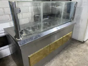 حافظة لعرض السلطات بسطة سلطات للمطاعم بسطة عرض سلطات رسمة إسلامية مع حافظة بابين طاولة سلطات