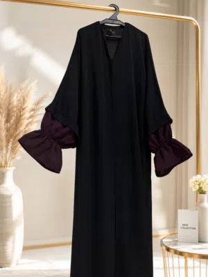 جبه سوداء مطعمه بلون ماروني بغداد (الصالحيه )