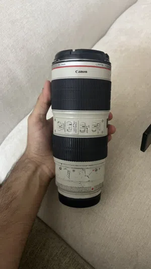 عدستين كانون / 70-200 mark 2 و 100 macro