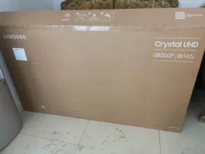شاشة سامسونج 58 بوصة سمارت 4k موديل. U8000  كسر الزيرو بحالة الجديد