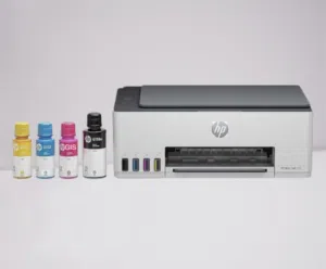 طابعه hp  استعمال بسيط مع الوان الطباعه