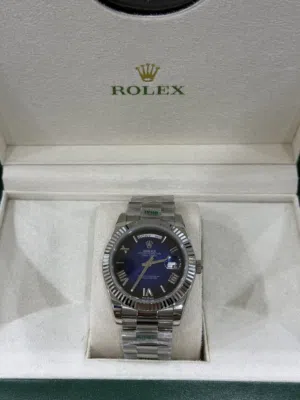 رولكس داي ديت سوبر ماستر كوالتي (Rolex Day-Date) قرص أزرق للبيع VIP