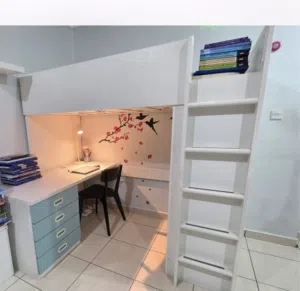 1.IKEA -Kids study cum bunk bed-