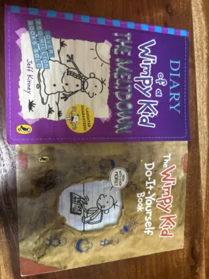 Selling diary of a wimpy kid books used
