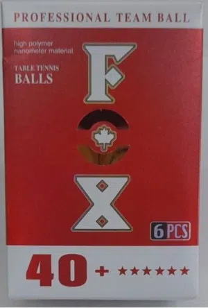 كرات طاولة التنس 6 حبات فوكس