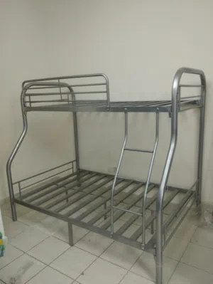 Bunk Beds Silver Colour Heavy Duty Light Usage