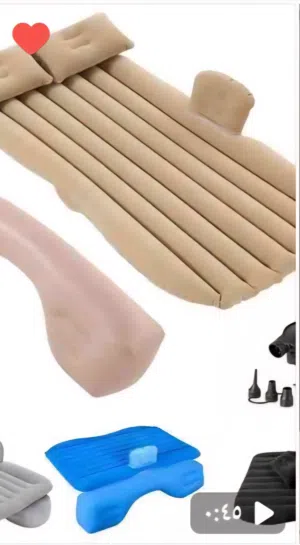 سرير مع جهاز النفخ