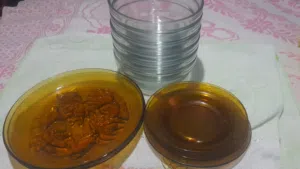 أطباق عسلي للسفرة