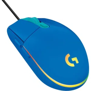 ماوس لوجيتيك سلكي اصلي LOGITECH G203 BLUE USB WIRED MOUSE 8000 DPI