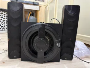 For a listing, you can use a clear, descriptive title like:  Orca 2.1 Channel Multimedia Speaker Sys
