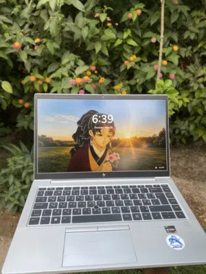 لابتوب ماركة HP     موديل Elitebook  الحجم 14 انش اسم الجهاز: HP elitebook  845 g8