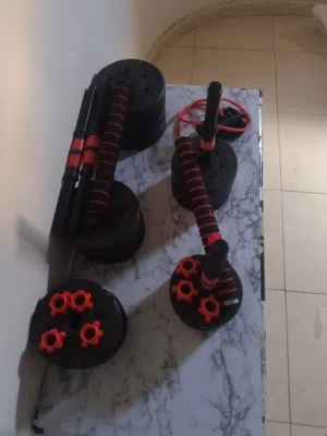 اوزان منزلية27كيلو قابلة للتعديل مع حبل قفز ومقاومة