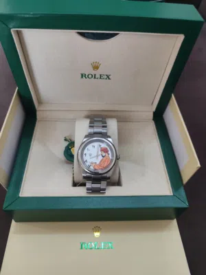 ساعة رولكس اوتماتيك  هايت كولتي جديده  بجميع مرفقاتها وساعة دومينو  اصلية  استعمال بسيط  بمرفقاتها